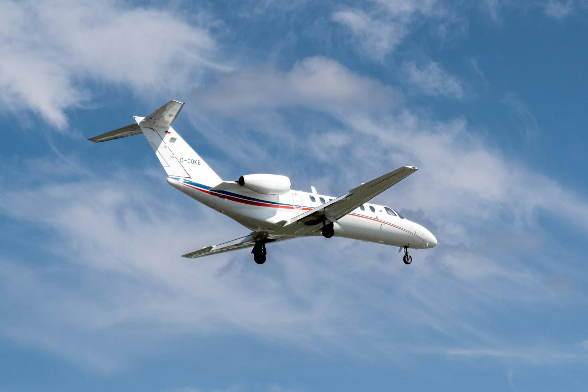 plane in the sky