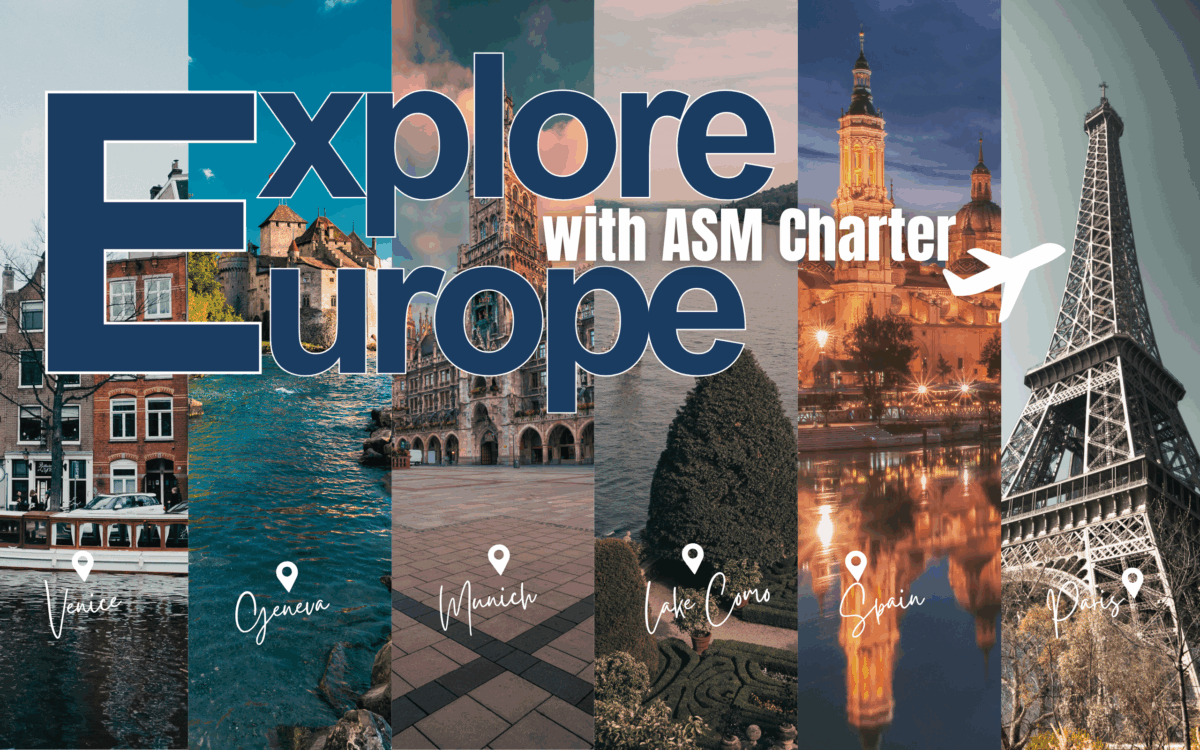 Explore Europe with ASM Charter
